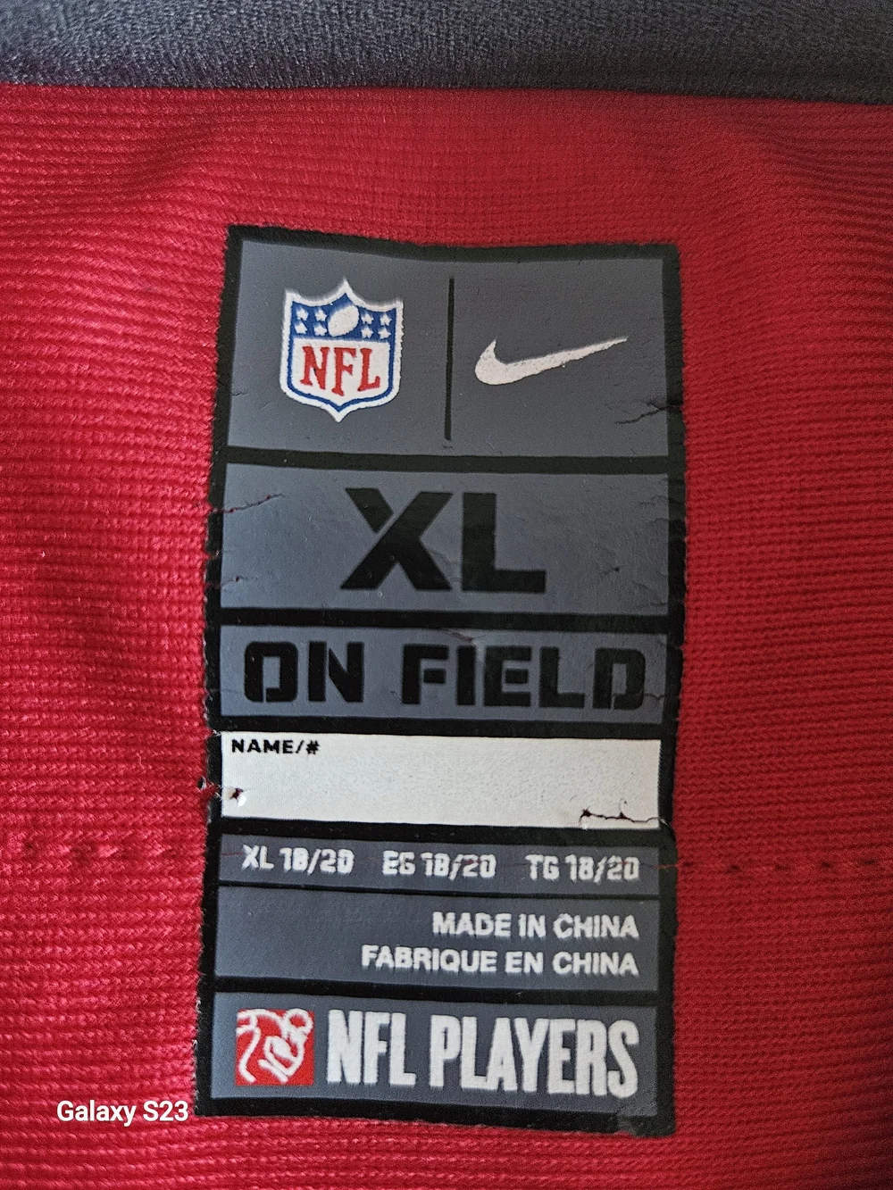 Nike Brand Kids Patrick Willis # 52 49ers Jersey. Youth XL